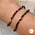 Pulseira Turmalina Melancia - Esferas Facetadas 4mm - Imagem 1