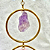 Móbile Abraço de Cristal Dourado - Ametista, Quartzo Rosa e Ametista | Especial Dia das Mães - Imagem 4