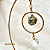 Pendente de Mesa da Prosperidade com Pirita, Quartzo Verde e Esfera de Cristal - Dourado - Imagem 3