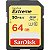 Cartao de Memoria SanDisk Extreme SDXC UHS-I 64 GB classe 10 90mbp/s - Imagem 1