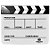 Claquete para Filmes BCE-03 – Acrílico Profissional - Imagem 1