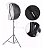 Softbox Greika  95cm Difusor Branco Preto Prata Octabox  c/tripe 2,40  e Suporte Speedlight - Imagem 7