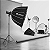 Softbox Parabolico Com Grid 90cm Greika Bowens Montagem Rápida Gkp2-90C PC - Imagem 5