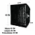 Softbox Greika 40x40cm com Grid – Encaixe Bowens sb10014040 - Imagem 3