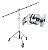 Tripé Girafa Greika FC-S288 em Aço Inox com Boom 128cm, 2 Manoplas e Rodinhas - Imagem 1