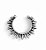 Piercing fake raios de sol - ajustável - Imagem 3