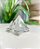 Pirâmide de Cristal Transparente Prata - Imagem 2