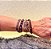 Pulseira de Amarrar Boho com Pedra Natural Ametista – 5 voltas - Imagem 1