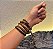 Pulseira de Amarrar Boho com Pedra Natural Olho de Tigre – 5 voltas - Imagem 2