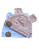 Kit touca orelhinha Gorro RN - Rosê + Branca (2 peças) - Imagem 1