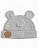 Touca orelhinha Gorro RN - Cinza (1 peça) - Imagem 1
