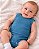 Body Bebê sem mangas – Azul Índigo 100% algodão - Imagem 3