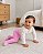 Calça Bebê Cós Anticólica com Pezinho Reversível – Rosa Bebê - Imagem 3