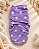 Swaddle ajustável com velcro - Estelar Lilás - Imagem 2