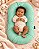 Ninho + Capa Verde Mental 100% algodão - redutor de berço - My Gutti Baby AmareNinho - Imagem 2