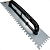 Desempenadeira Aço Dentada Grande 12cm X 48cm Thompson - Imagem 2