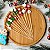25 Palitos de Bambu Petisco Natalino Luxo Mesa Festa Natal - Imagem 2