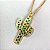 Colar com Pingente de Cacto Cravejado com Zircônias Esmeralda com Banho de Ouro18k - Imagem 7