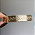 Pulseira bracelete liso desenhos 18cm de diâmetro com banho de ouro 18k - Imagem 4