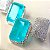 Brinco ear cuff dubai cravejado com zircônias na cor cristal e fusion (nas cores verde esmeralda ou turmalina azul) com banho de ródio branco - Imagem 5
