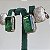 Brinco ear cuff dubai cravejado com zircônias na cor cristal e fusion (nas cores verde esmeralda ou turmalina azul) com banho de ródio branco - Imagem 13