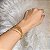 Pulseira corda de violão com banho de ouro 18k ou ródio branco - Imagem 2