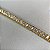 Pulseira riviera cravejada zircônias carrê na cor cristal 2mm de espessura e 18cm de comprimento com banho de ouro 18k - Imagem 10