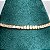 Pulseira riviera cravejada zircônias carrê na cor cristal 2mm de espessura e 18cm de comprimento com banho de ouro 18k - Imagem 8
