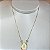 Colar com Medalha "Nossa Senhora das Graças" com Zircônias Rainbow Cravejadas em PRATA 925 com Banho de Ouro 18k - Imagem 8