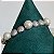 Pulseira cravejada zircônias na cor cristal e pérolas shell 19cm de comprimento com banho de ródio branco - Imagem 5