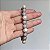 Pulseira cravejada zircônias na cor cristal e pérolas shell 19cm de comprimento com banho de ródio branco - Imagem 9