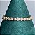 Pulseira riviera em formato de mini corações cravejados com zircônias na cor cristal 18cm de comprimento com banho de ouro 18k - Imagem 10