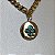 Colar Corrente com Pingente Medalha Trevo de Quatro Folhas Cravejado com Zircônias Esmeralda com Banho de Ouro 18k ou Ródio Branco - Imagem 2