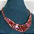 Colar riviera festa cravejado com zircônias (em tons de vermelho e rosa) com banho de ouro 18k - Imagem 15