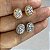 Brinco Oval Cravejado com Zircônias Cristal com Banho de Ouro 18k ou Ródio Branco - Imagem 8