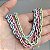 Tornozeleira de elos esmaltados candy colors (rosa, azul ou verde) com banho de ouro 18k - Imagem 5