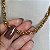 Colar Elos Duplos Lisos 4mm com Banho de Ouro 18k - Imagem 3