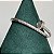 Pulseira prego cravejada com zircônias na cor cristal 17cm de circunferência com banho de ródio branco - Imagem 9