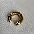 Piercing Fake (de encaixe) 6mm Liso com Banho de Ouro 18k (Unitário) - Imagem 1