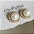 Brinco de pérola shell cravejado 2 fileiras zircônias cristal com banho de ouro 18k - Imagem 7