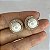 Brinco de pérola shell cravejado 2 fileiras zircônias cristal com banho de ouro 18k - Imagem 8