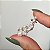 Brinco ear cuff de pérolas shell e cravejado com zircônias coloridas com banho de ouro 18k - Imagem 7