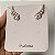 Brinco ear cuff de pérolas shell e cravejado com zircônias coloridas com banho de ouro 18k - Imagem 9