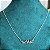 Colar "Surfstyle" liso em prata 925 - Imagem 1