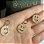 Pingente smile carinha feliz cravejado com zircônias cristal com banho de ouro 18k - Imagem 3