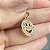 Pingente smile carinha feliz cravejado com zircônias cristal com banho de ouro 18k - Imagem 7
