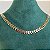 Colar choker escamas lisas com banho de ouro 18k - Imagem 8