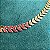 Colar choker escamas lisas com banho de ouro 18k - Imagem 3