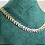 Colar choker escamas lisas com banho de ouro 18k - Imagem 6