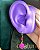 Brinco argola com pingente smile e jade pink com banho de ouro 18k - Imagem 9